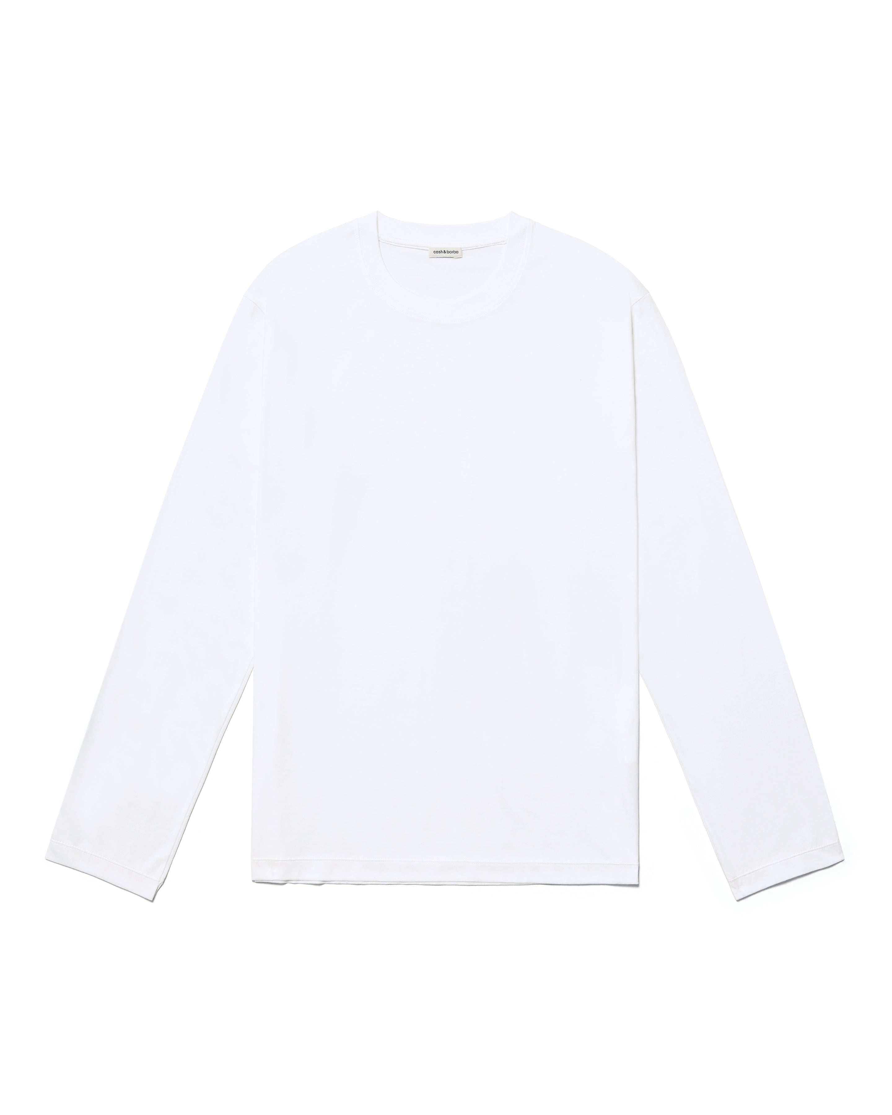 シーアイランドコットン レギュラーフィット Tee L/S, White – cash
