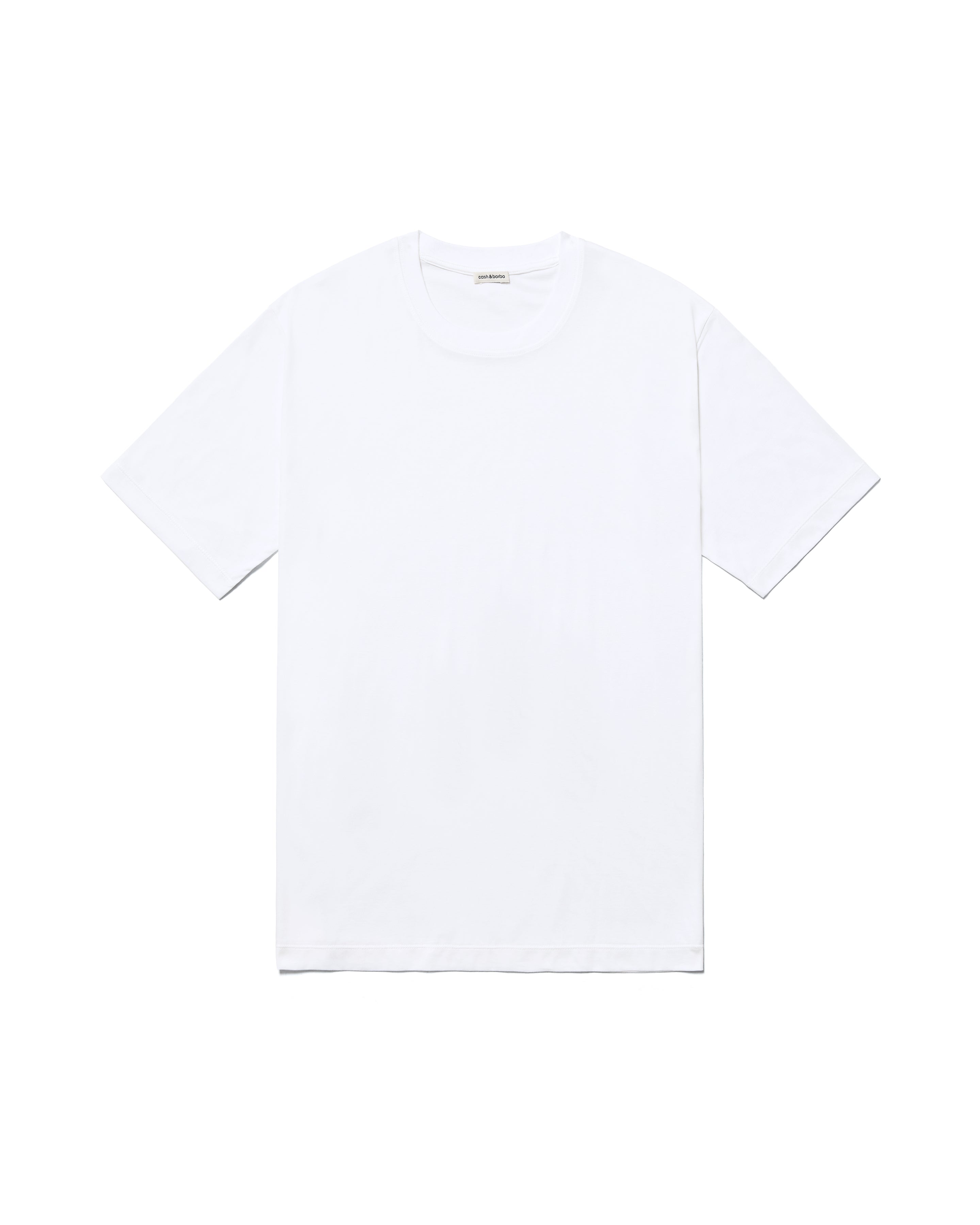 シーアイランドコットン レギュラーフィット Tee, White – cash & barba