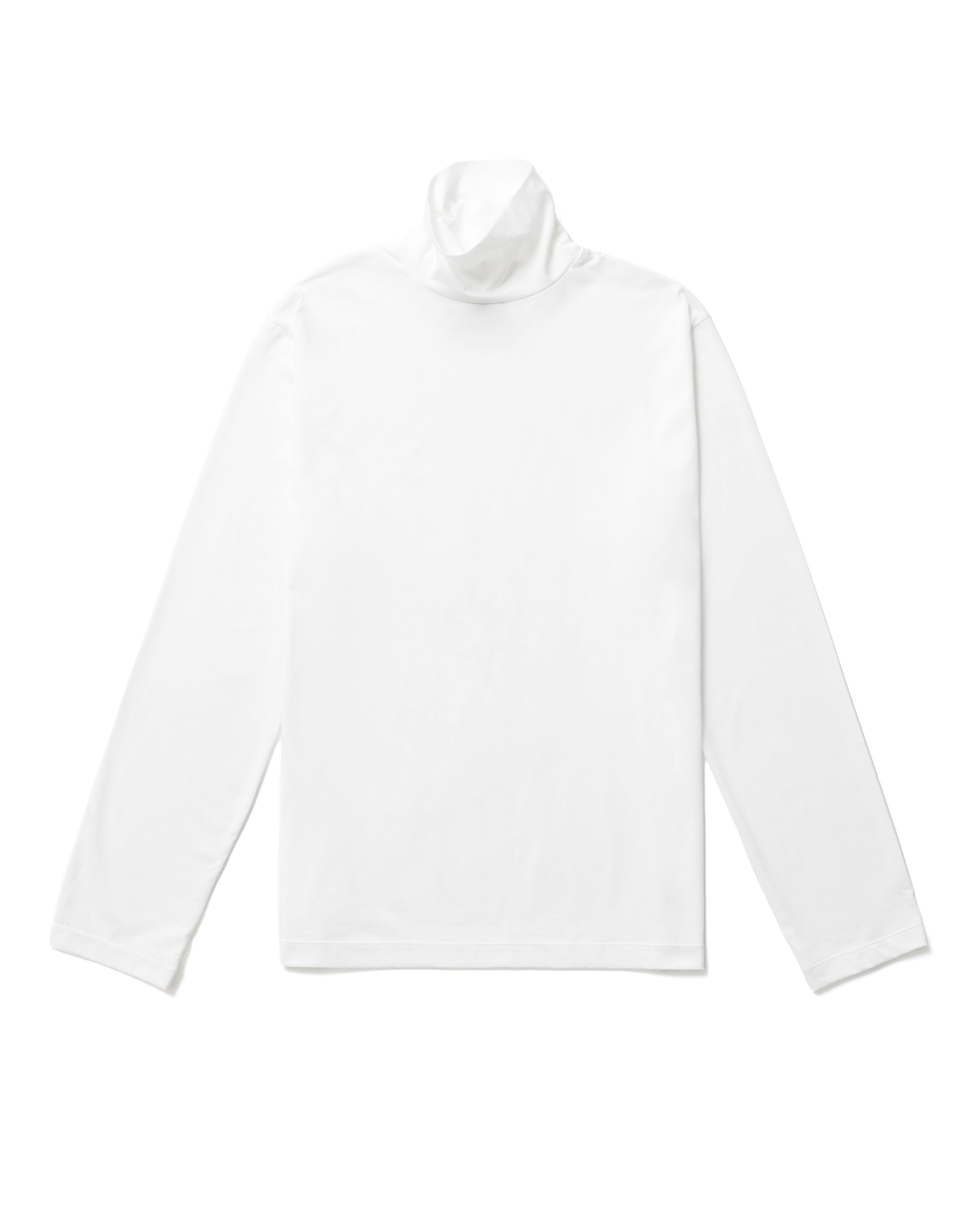 シーアイランドコットン ロールネック Tee, White – cash & barba