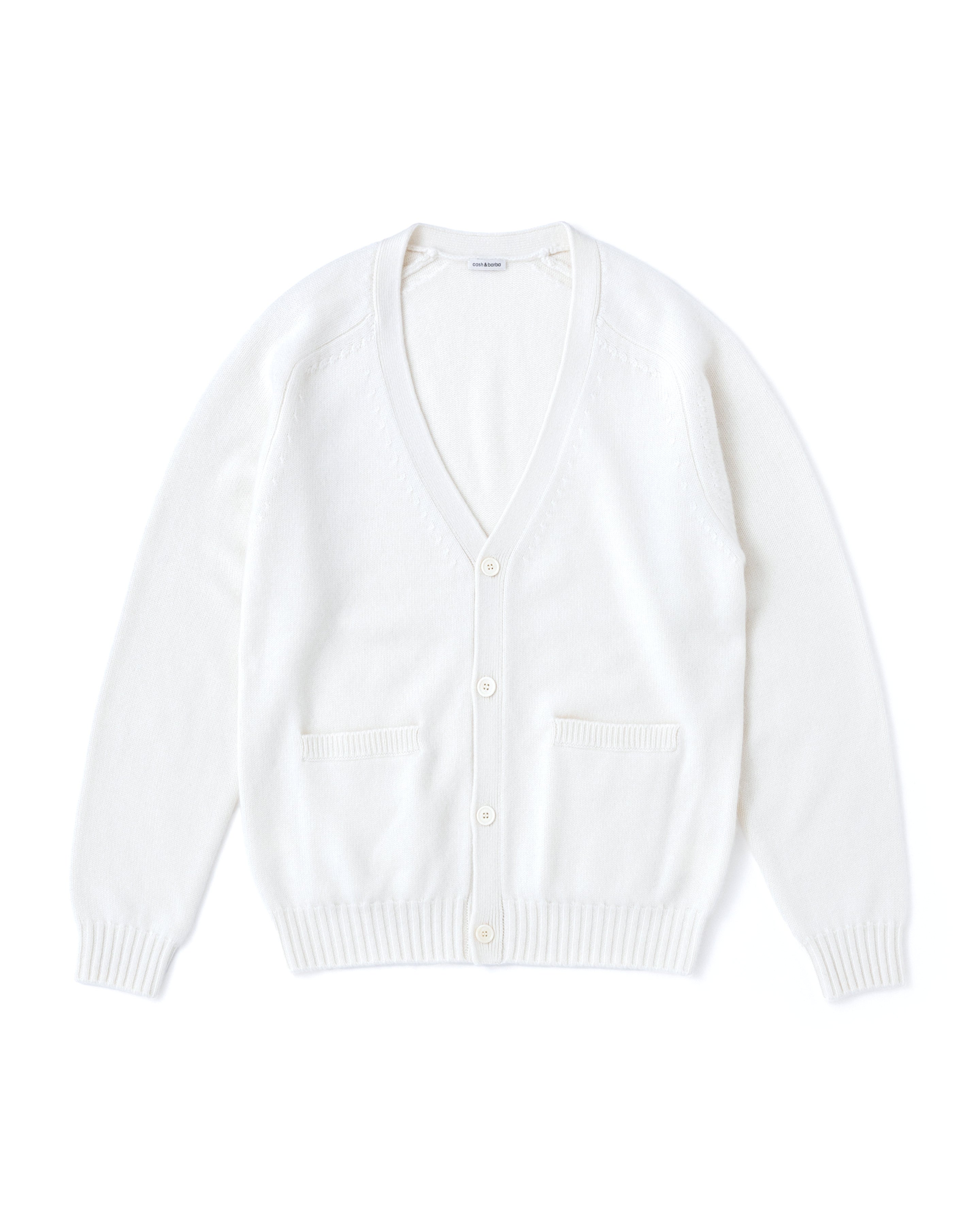 キャッシュベイビー カーディガン, White – cash & barba