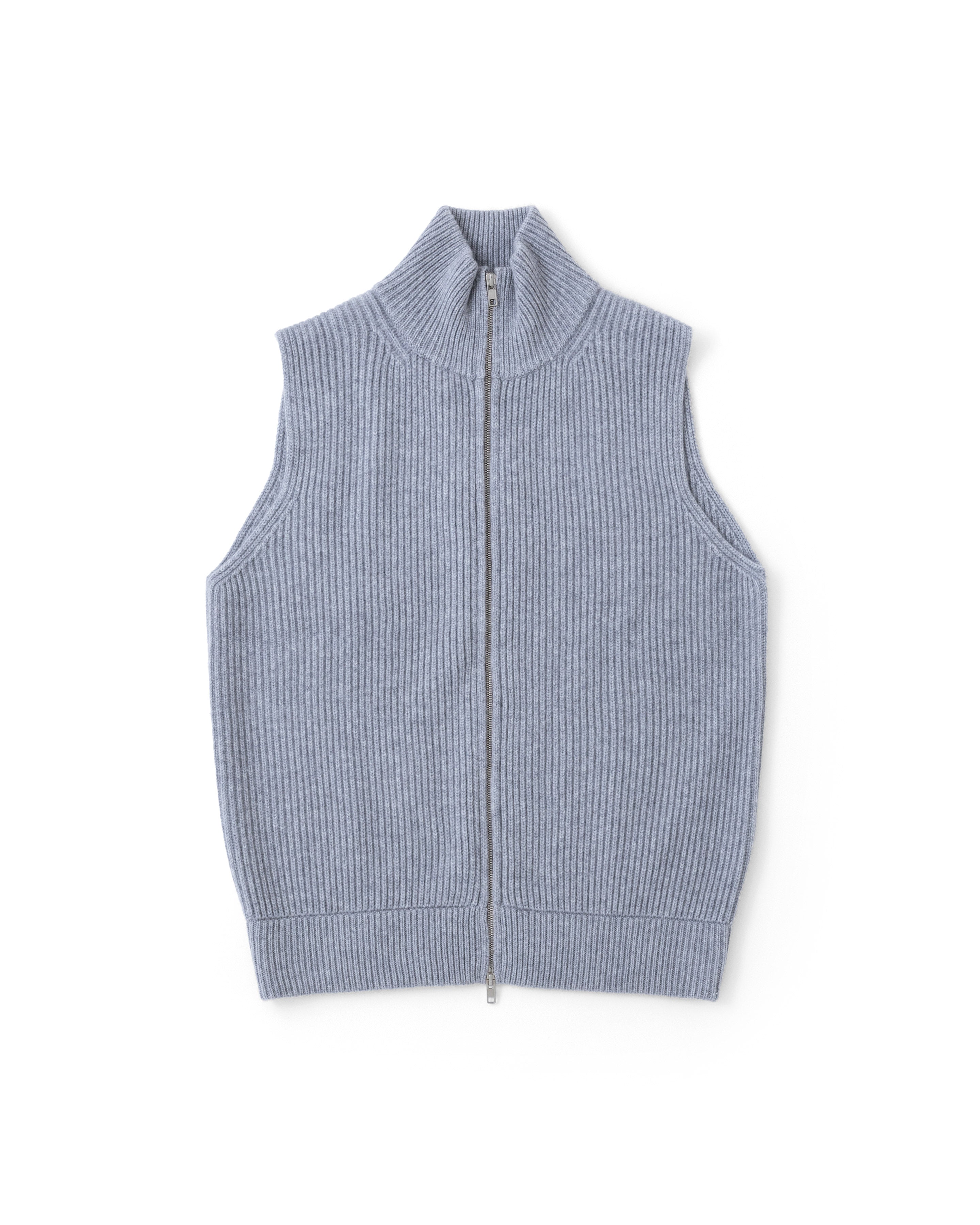 モンゴリアンカシミヤ ドライバーズ ベスト, Ash Gray – cash & barba