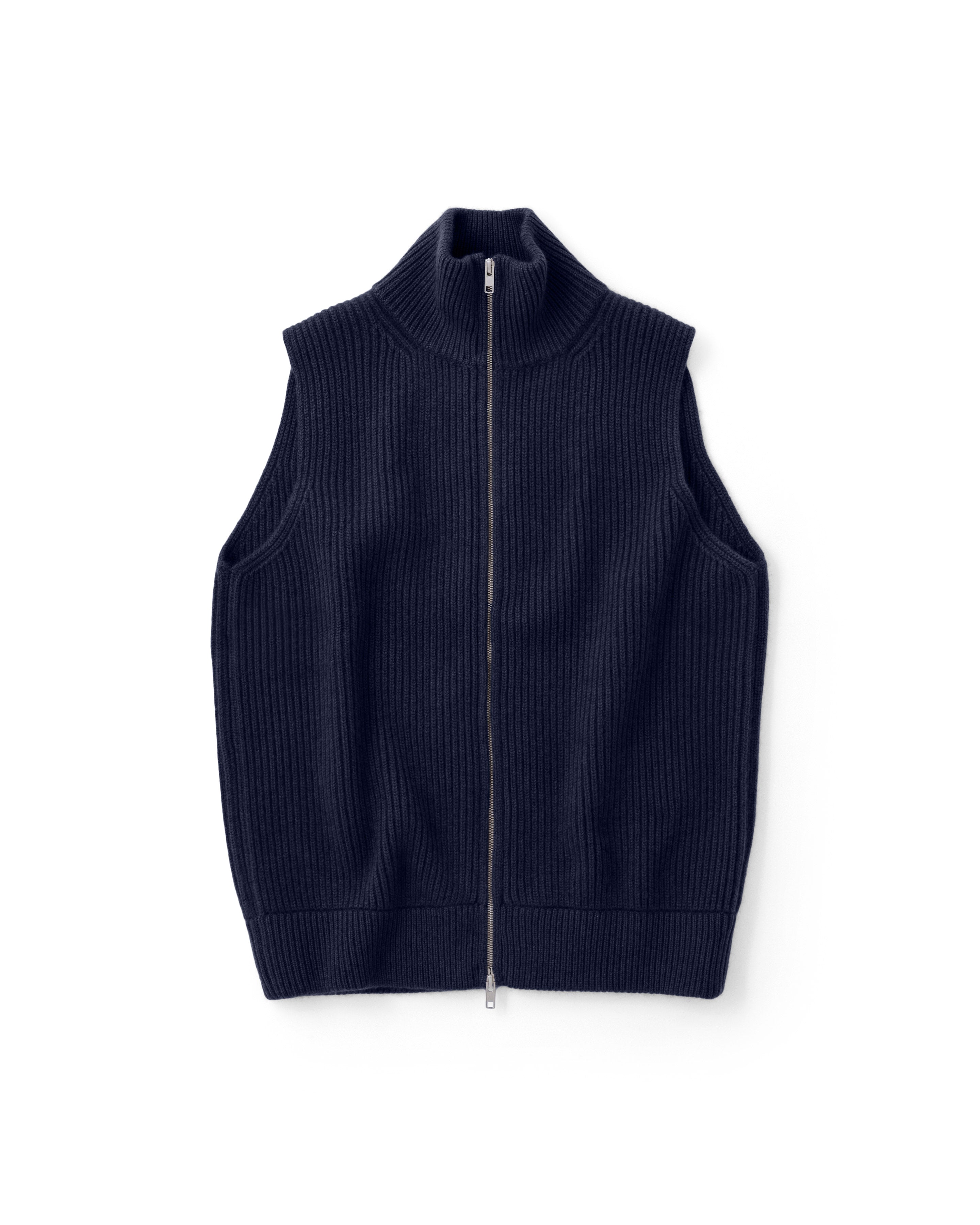 モンゴリアンカシミヤ ドライバーズ ベスト, Navy – cash & barba