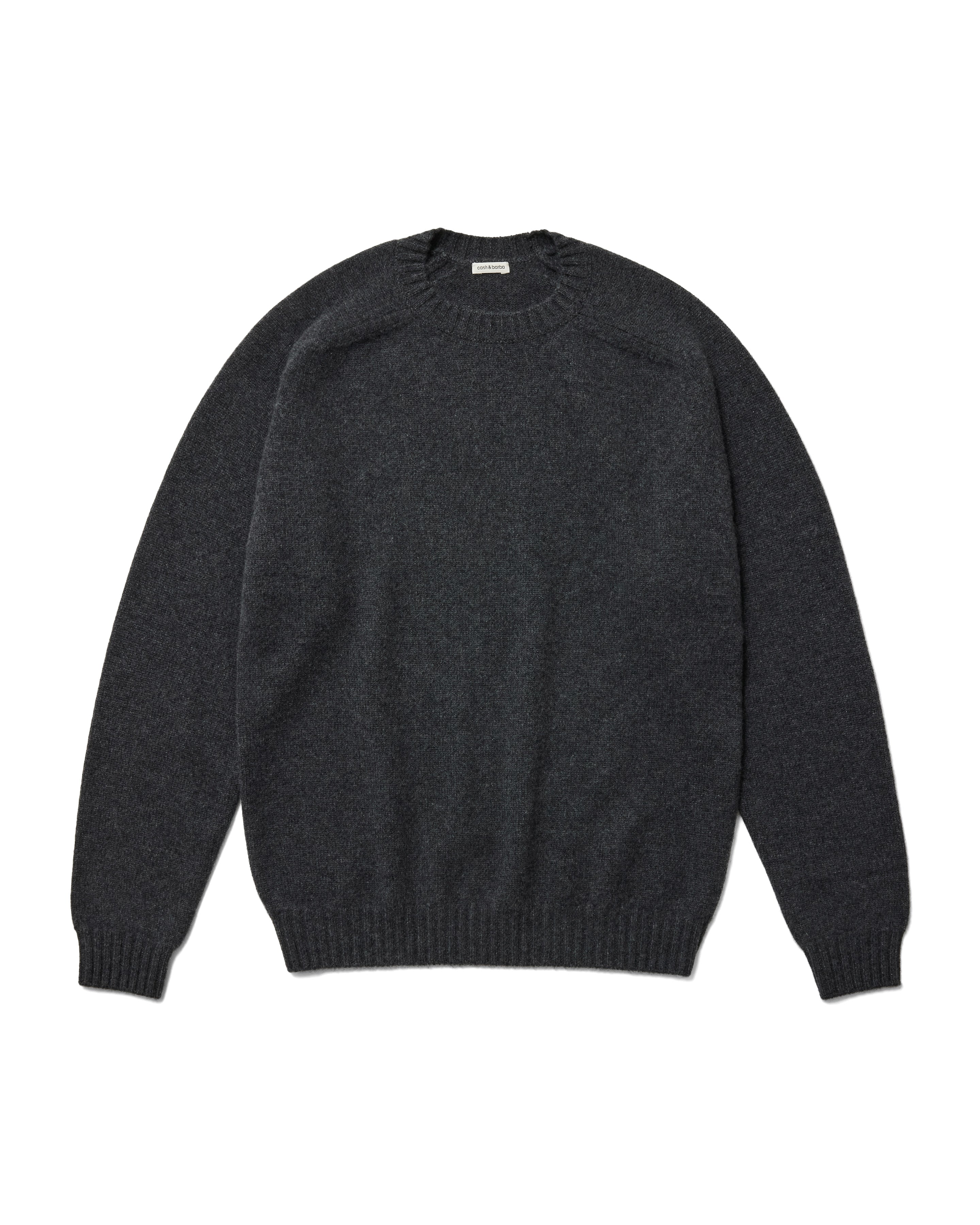 【最終値下げ】cash&barba ベビーカシミヤニット キャッシュベイビー クルーネック ニット, Charcoal – cash & barba