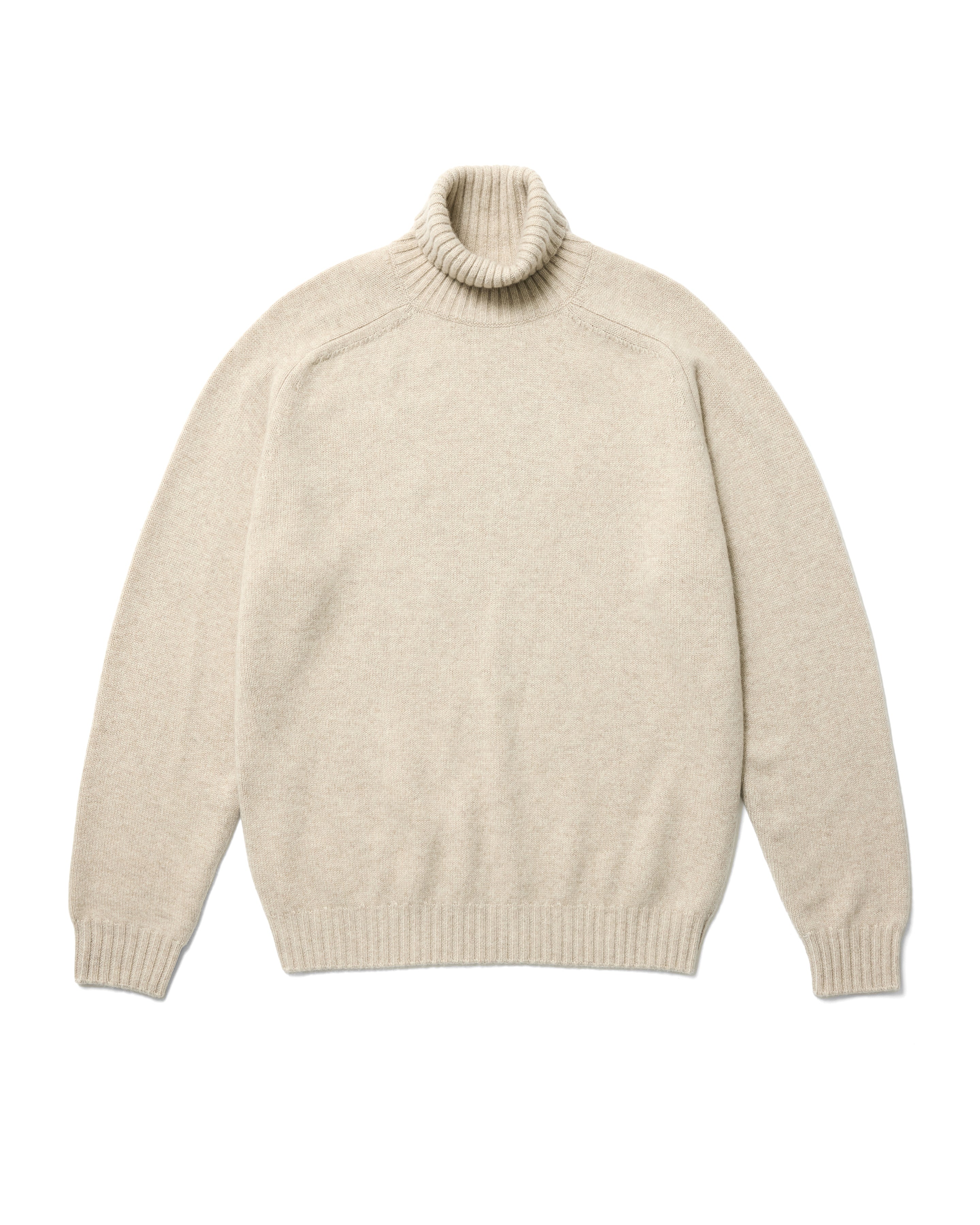 キャッシュベイビー クルーネック ニット Natural キャッシュベイビー タートルネック ニット, Natural – cash & barba