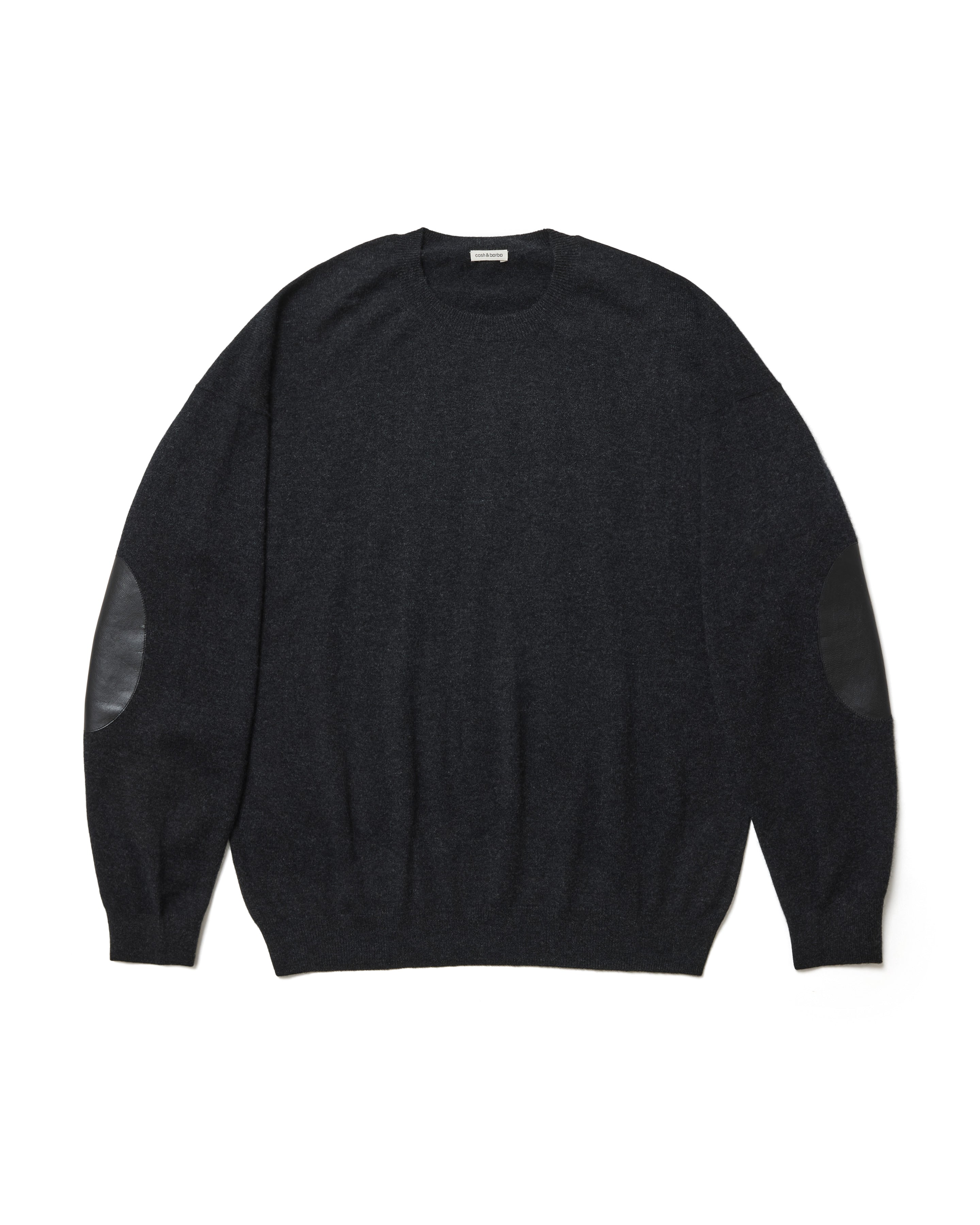 cash & barba x Shinichi Mita】モンゴリアンカシミヤ エルボーパッチ