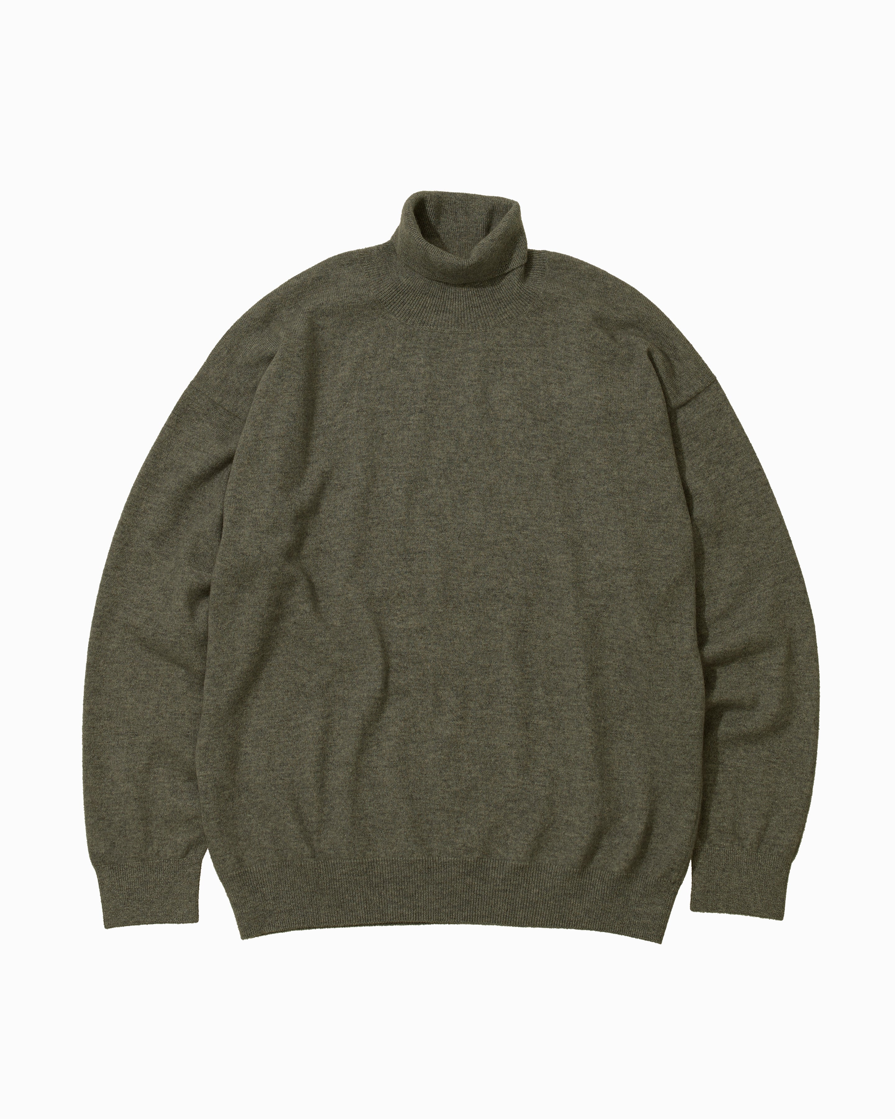 cash&barba モンゴリアンカシミヤ カーディガン オリーブ サイズ3 トップス