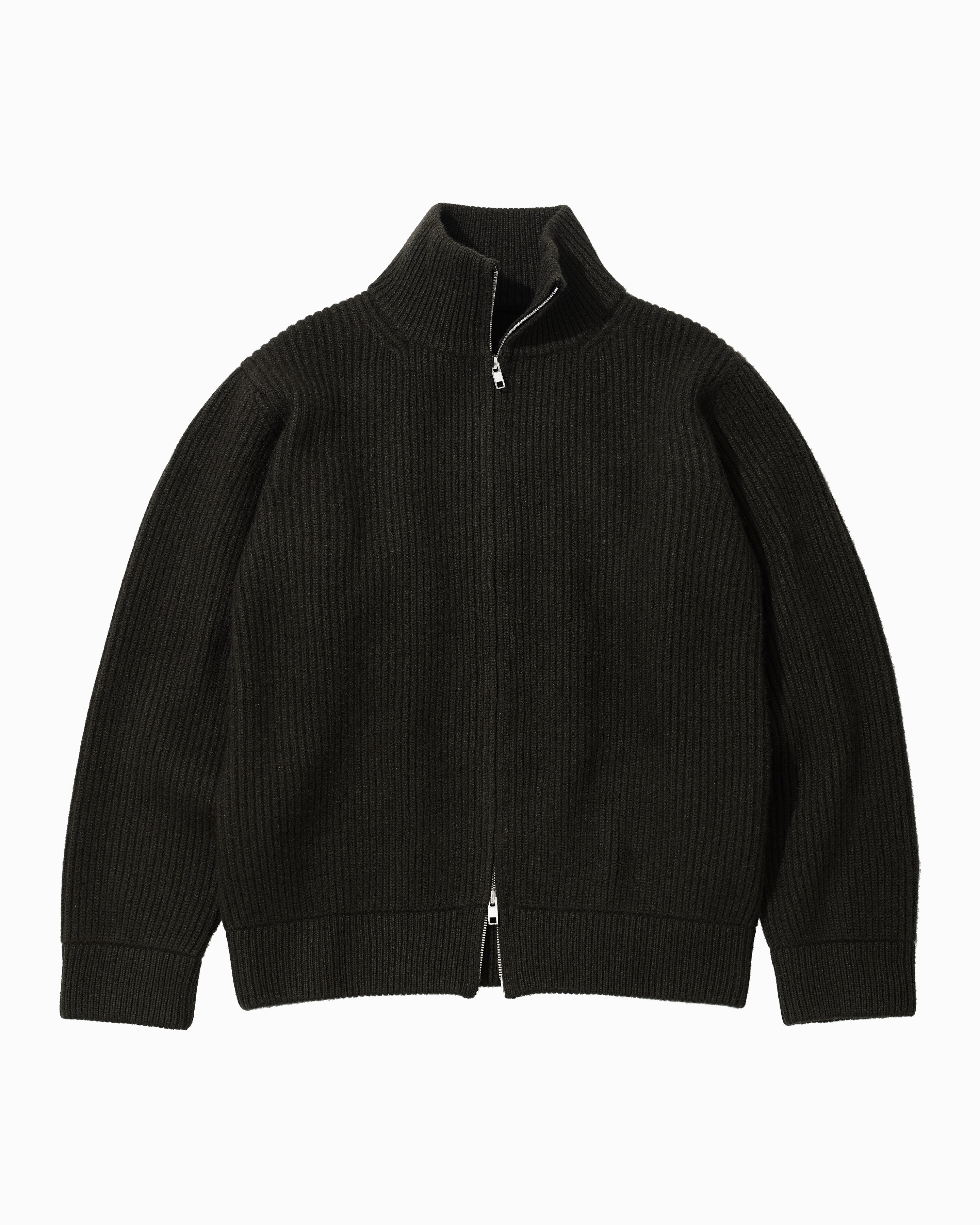 cash&barba モンゴリアンカシミヤ カーディガン Olive