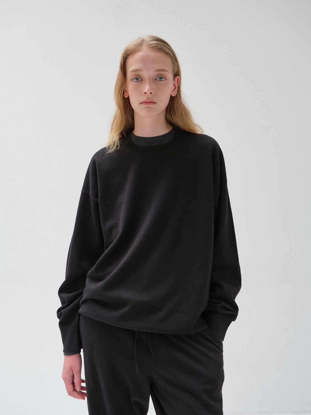 モンゴリアンカシミヤ セットアップ, Black