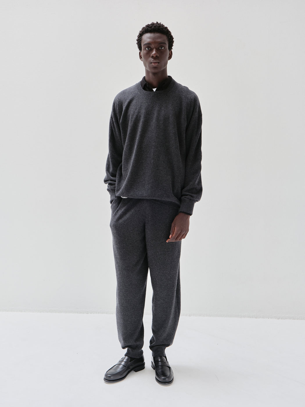 モンゴリアンカシミヤ セットアップ, Top Gray