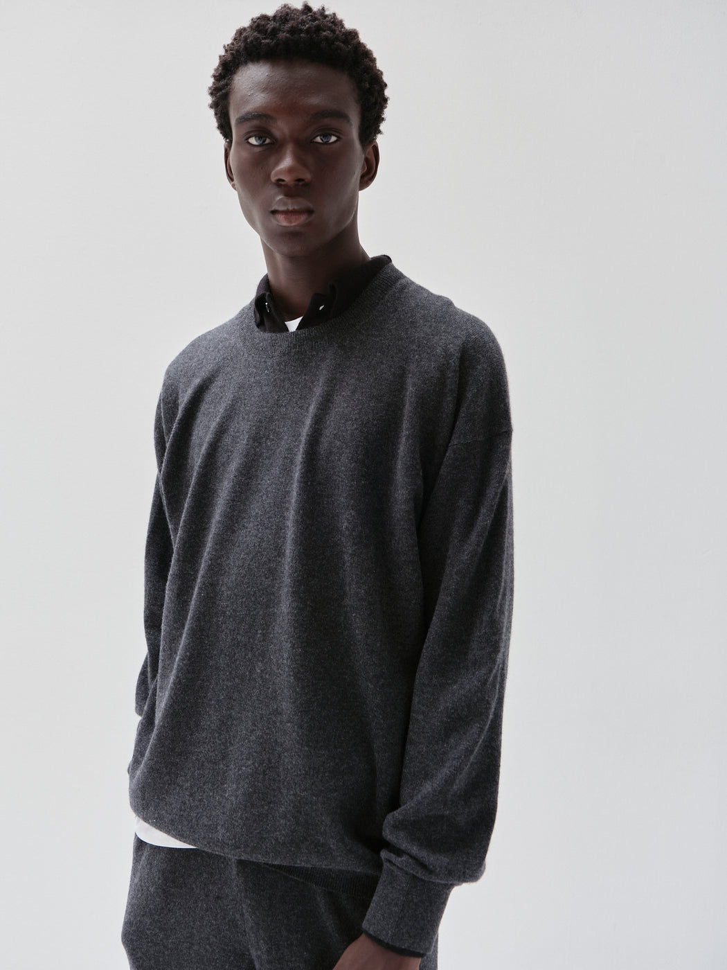 モンゴリアンカシミヤ セットアップ, Top Gray