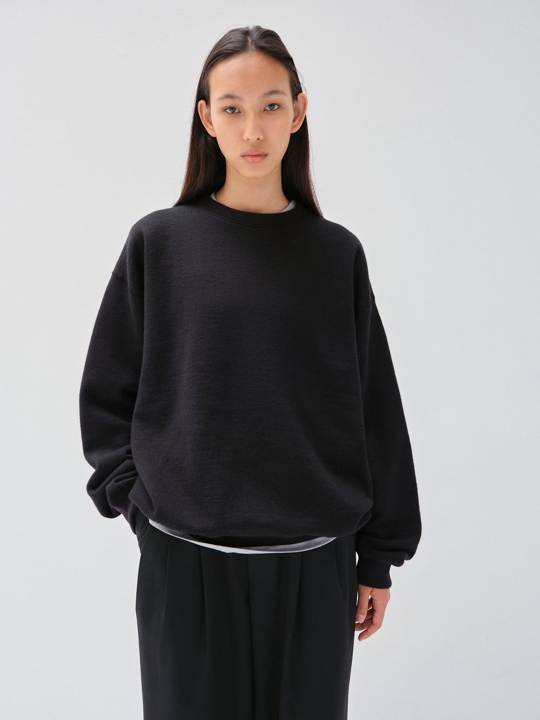 トップス cash&barba Baby SOMO Crew size4 ベビーソモウフリース クルー, Black – cash & barba