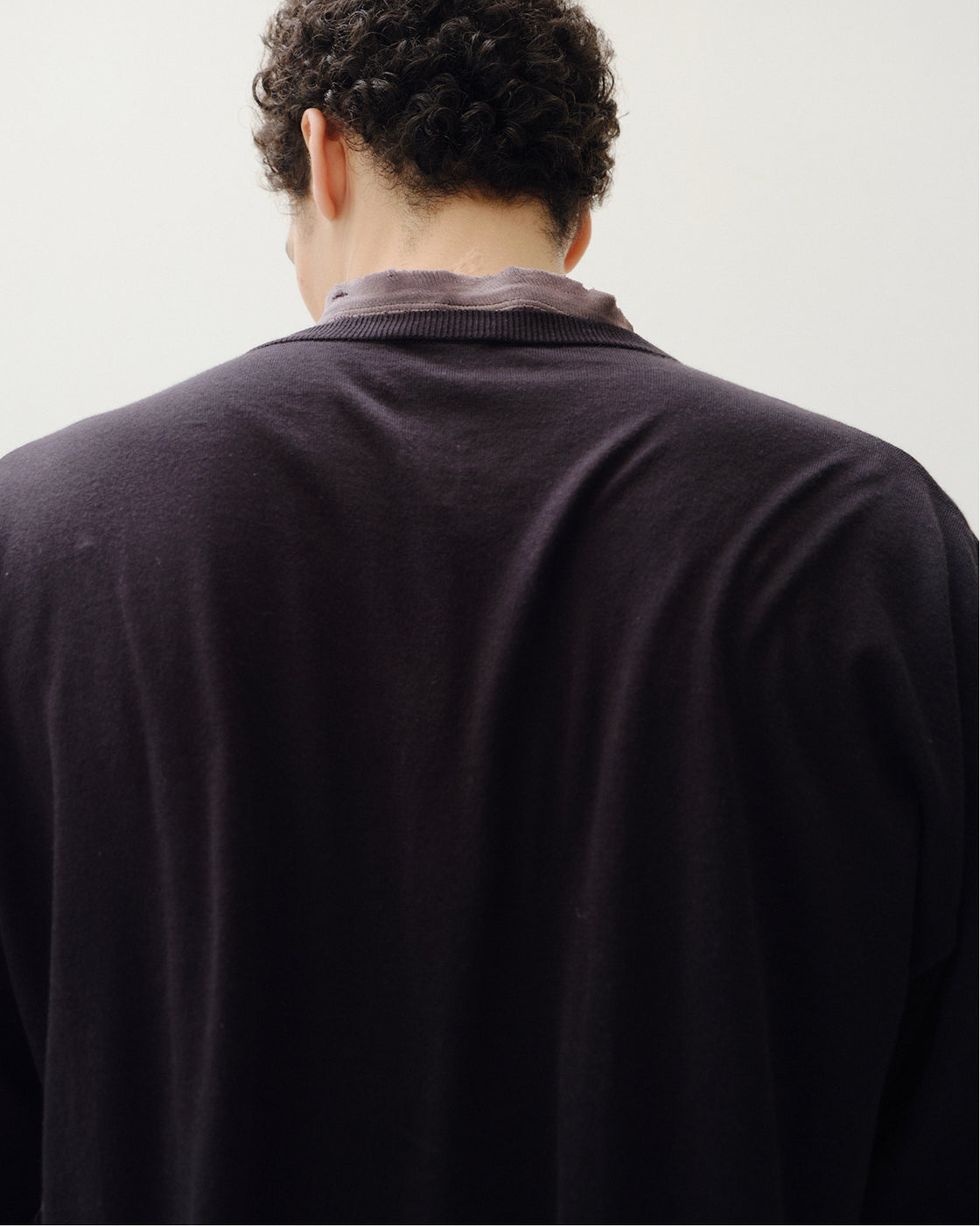 シーアイランドコットン ニット カーディガン, Black