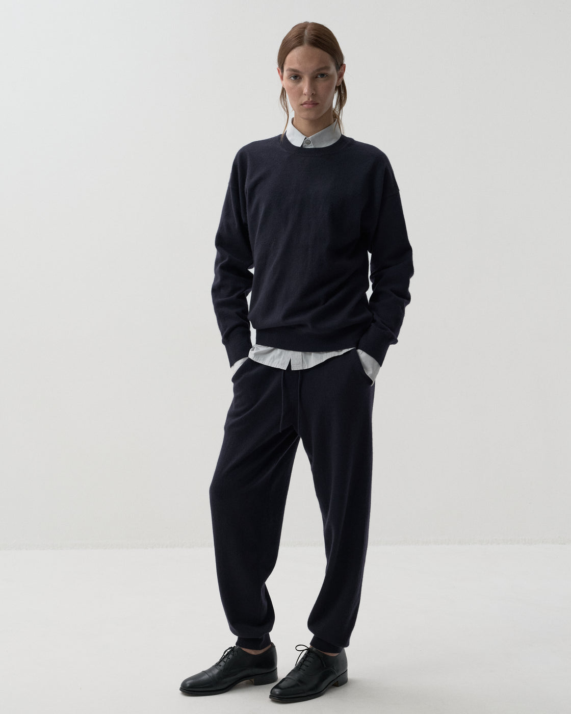 モンゴリアンカシミヤ セットアップ, Navy