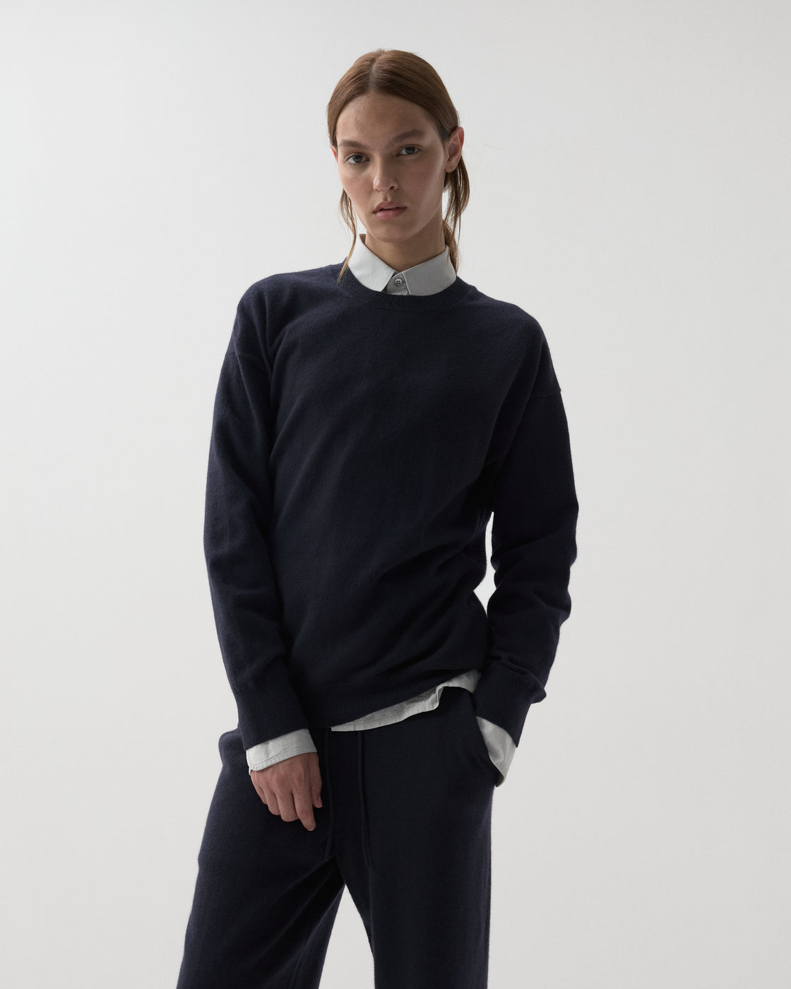 モンゴリアンカシミヤ セットアップ, Navy