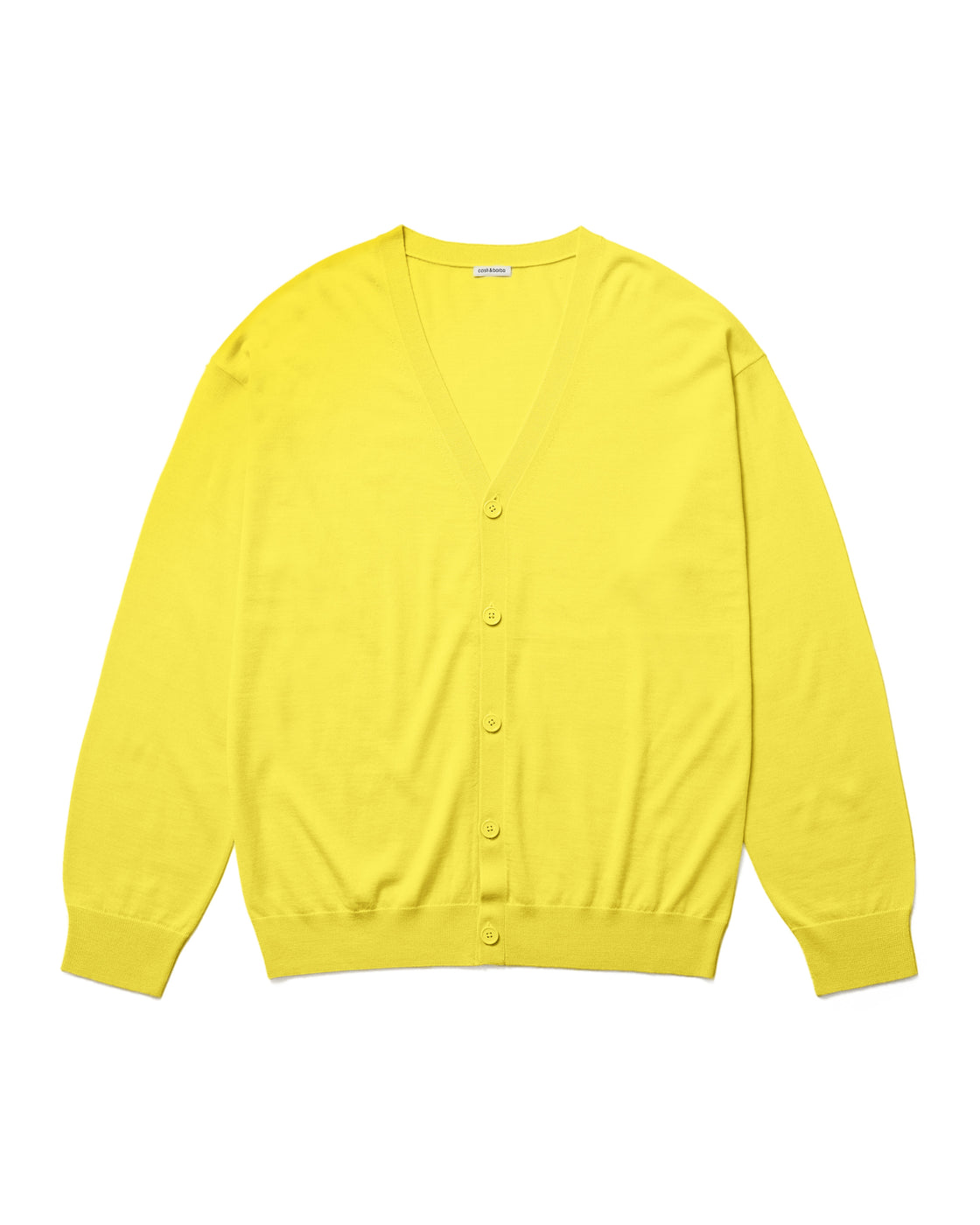 カシミヤシルク 180 カーディガン, Yellow