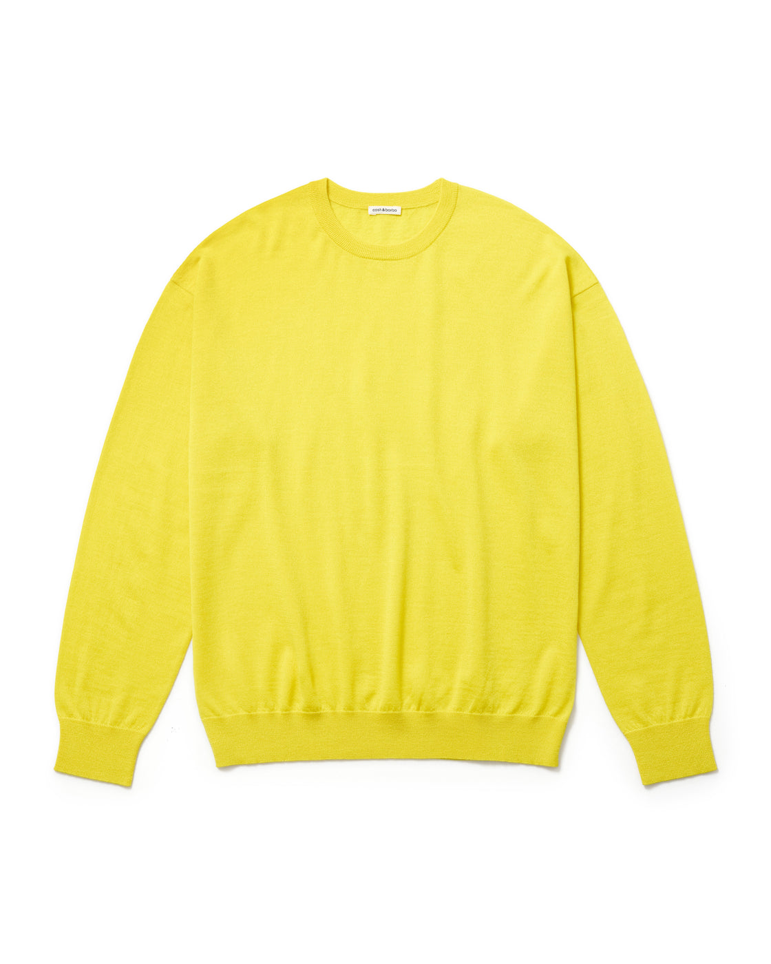 カシミヤシルク 180 クルーネック, Yellow