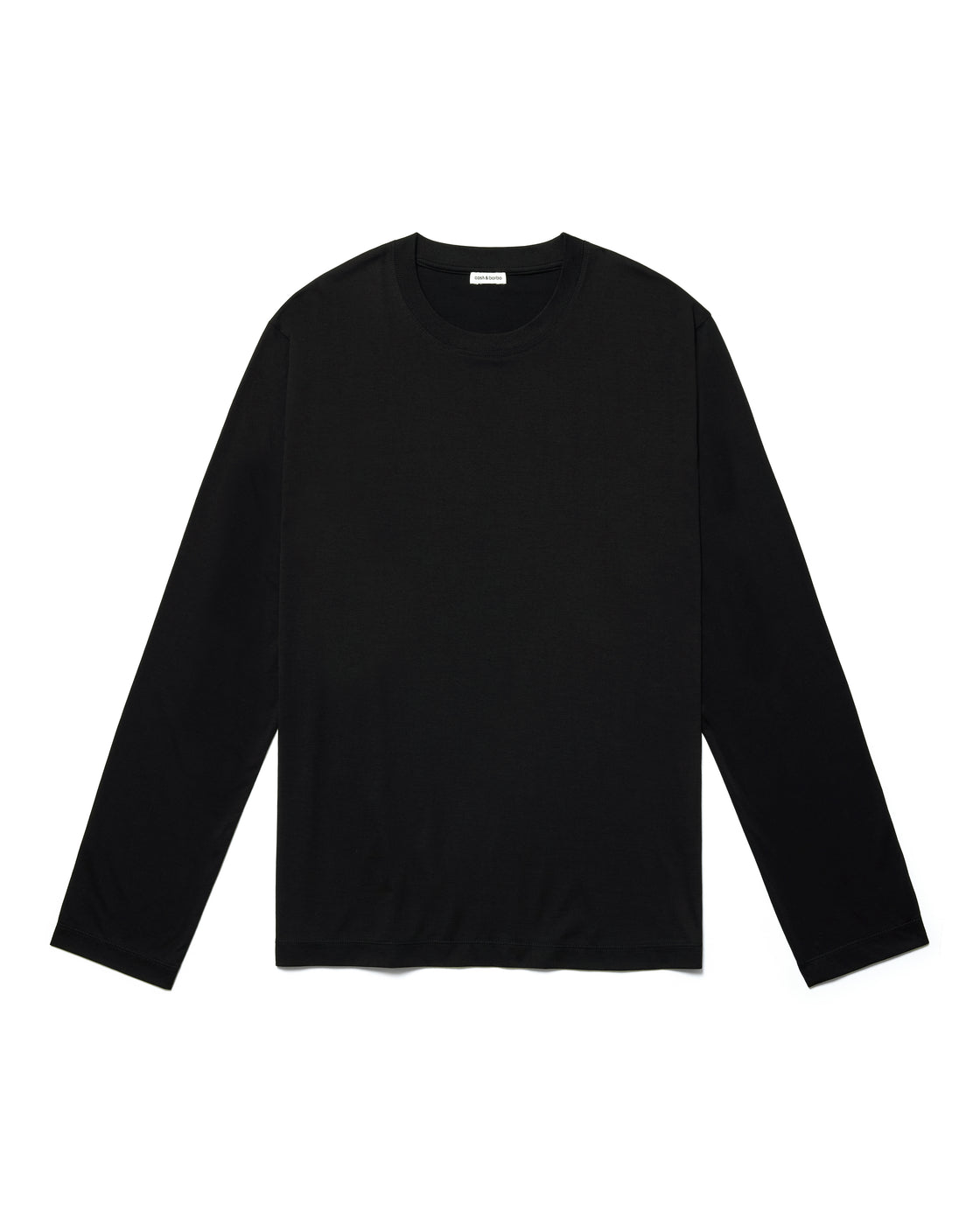 シーアイランドコットン レギュラーフィット Tee L/S, Black