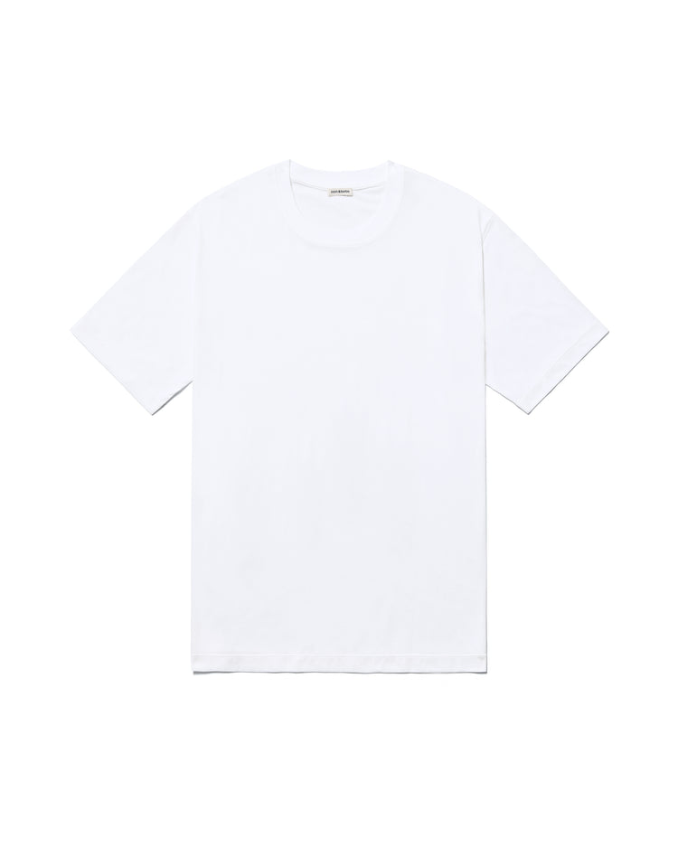 シーアイランドコットン ロールネック Tee, White – cash & barba
