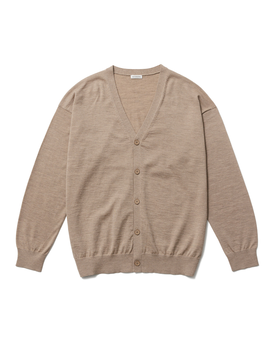 Worsted Cashmere 150 Cardigan, Beige