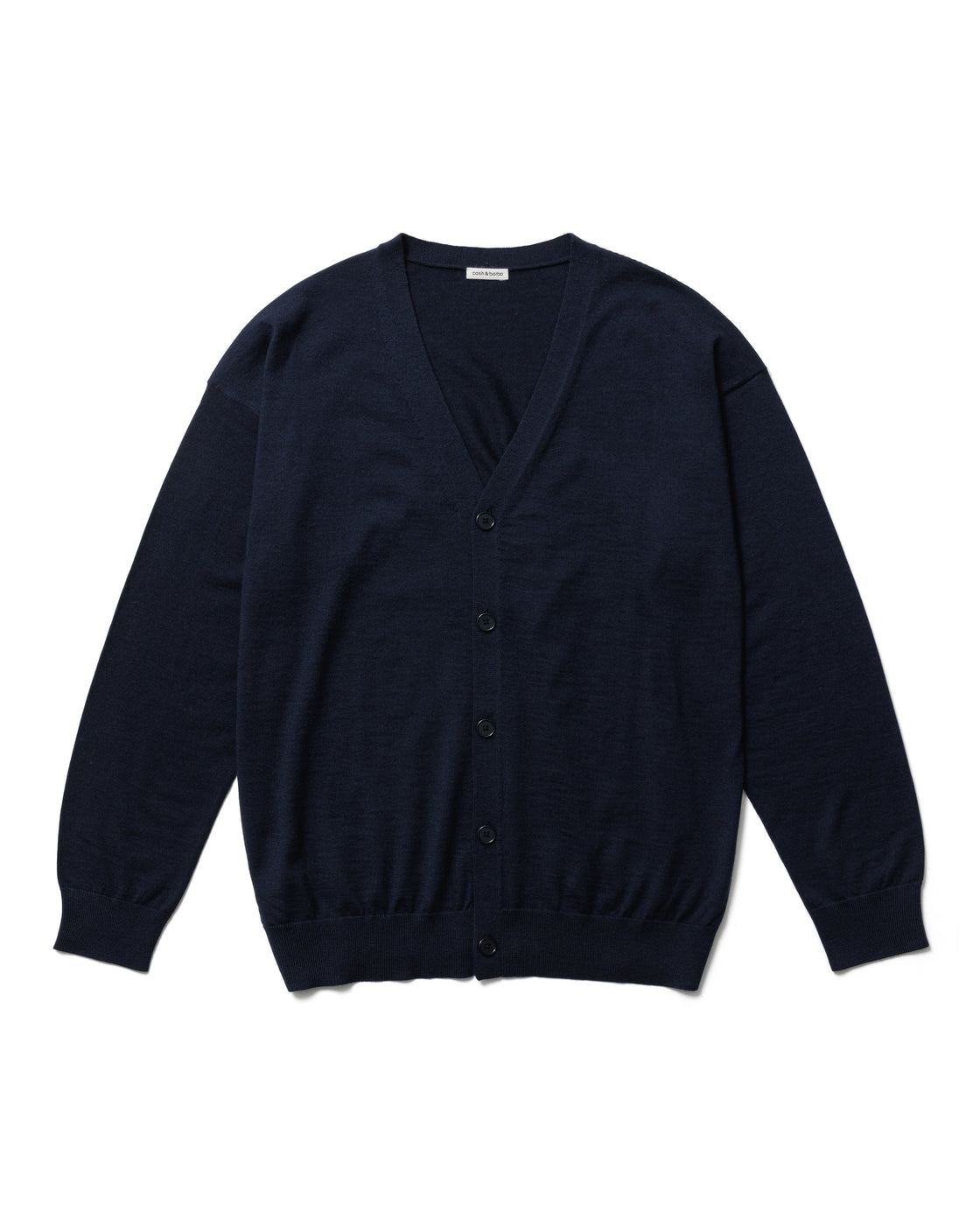 Worsted Cashmere 150 Cardigan, Navy