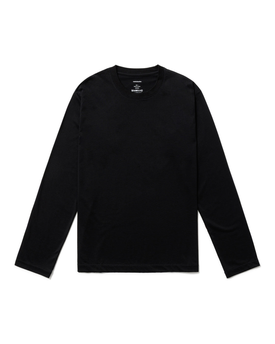 シーアイランドコットン レギュラーフィット Tee L/S, Black