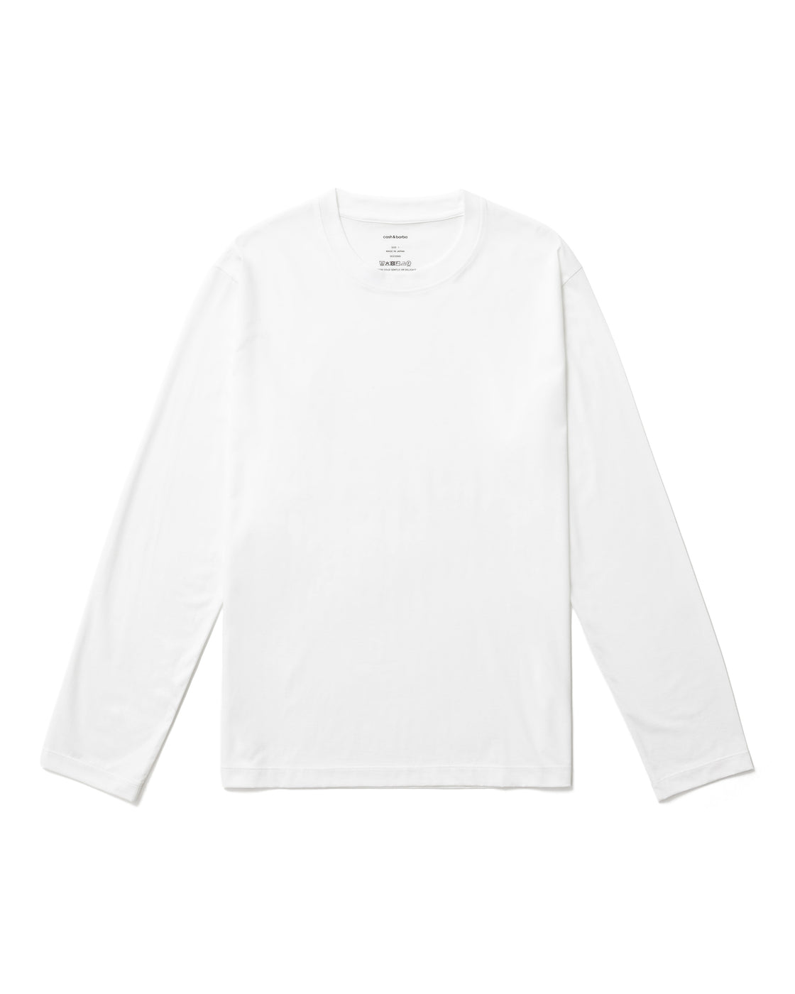 シーアイランドコットン レギュラーフィット Tee L/S, White