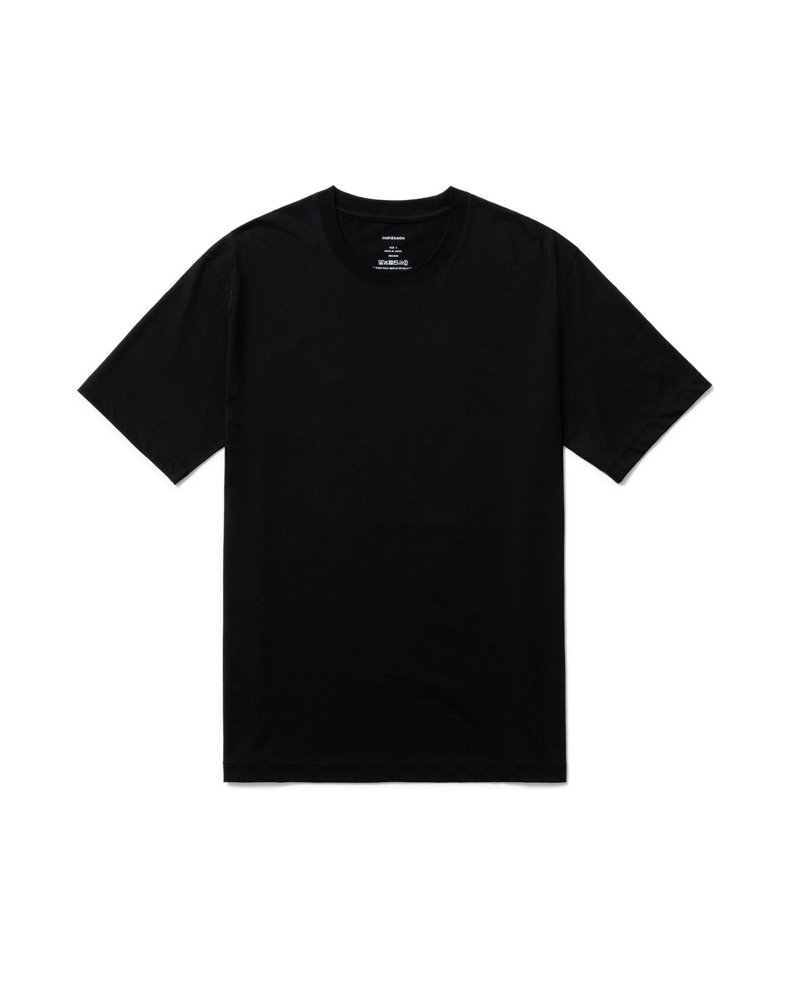 シーアイランドコットン レギュラーフィット Tee, Black