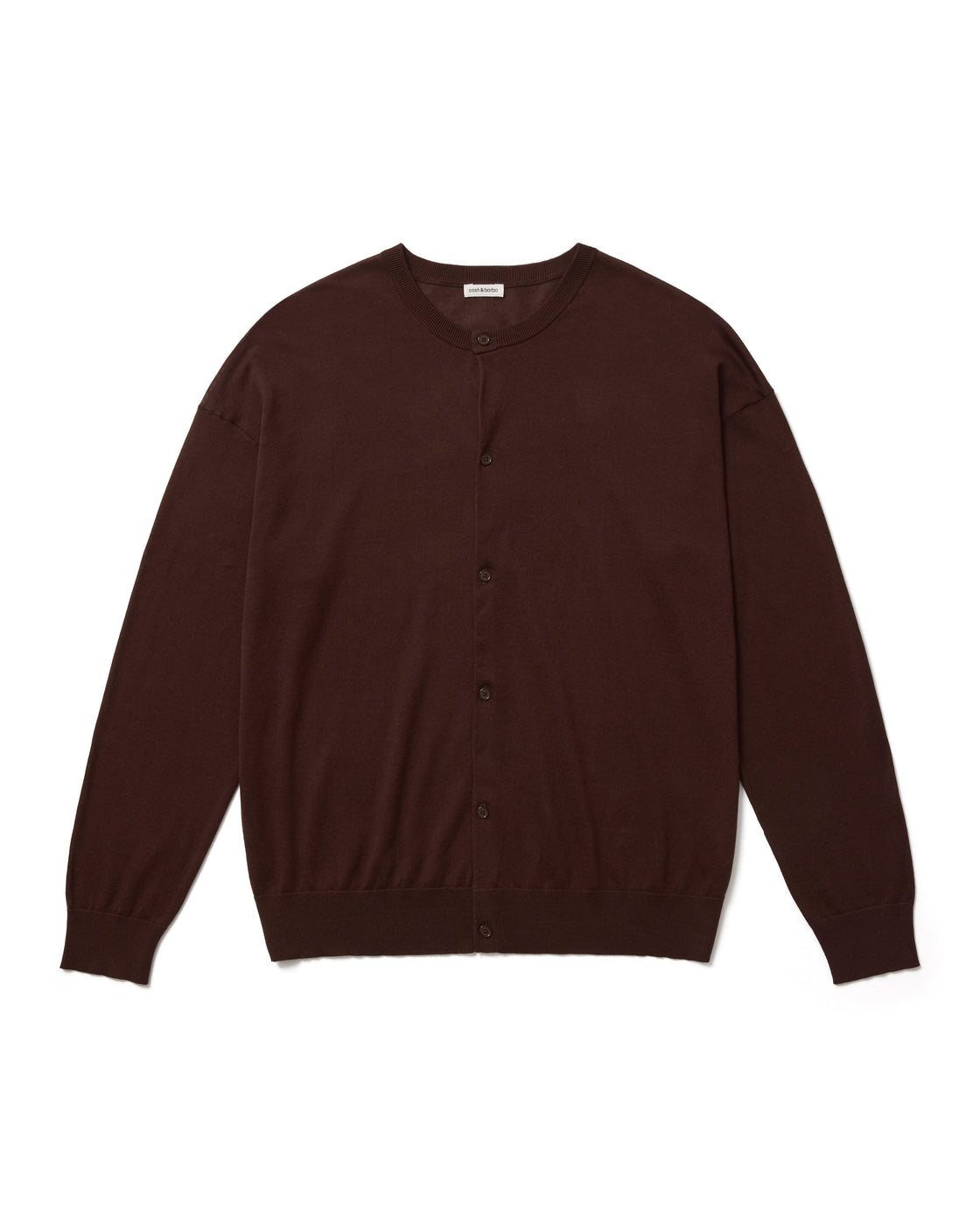 シーアイランドコットン ニット カーディガン, Brown