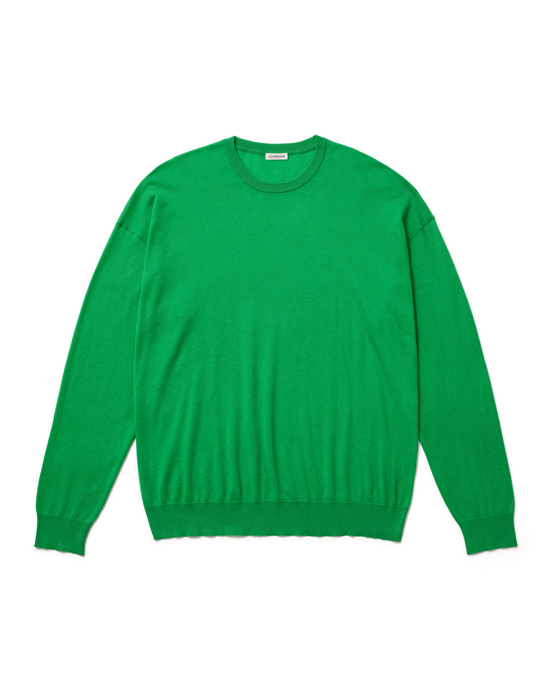 シーアイランドコットン ニット 長袖クルー, V.Green