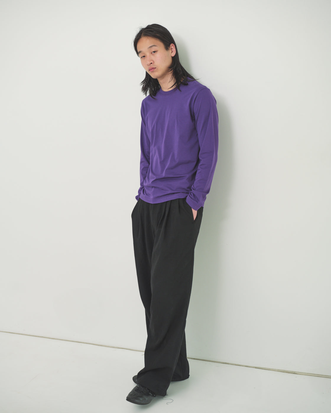 シーアイランドコットン レギュラーフィット Tee L/S, Purple