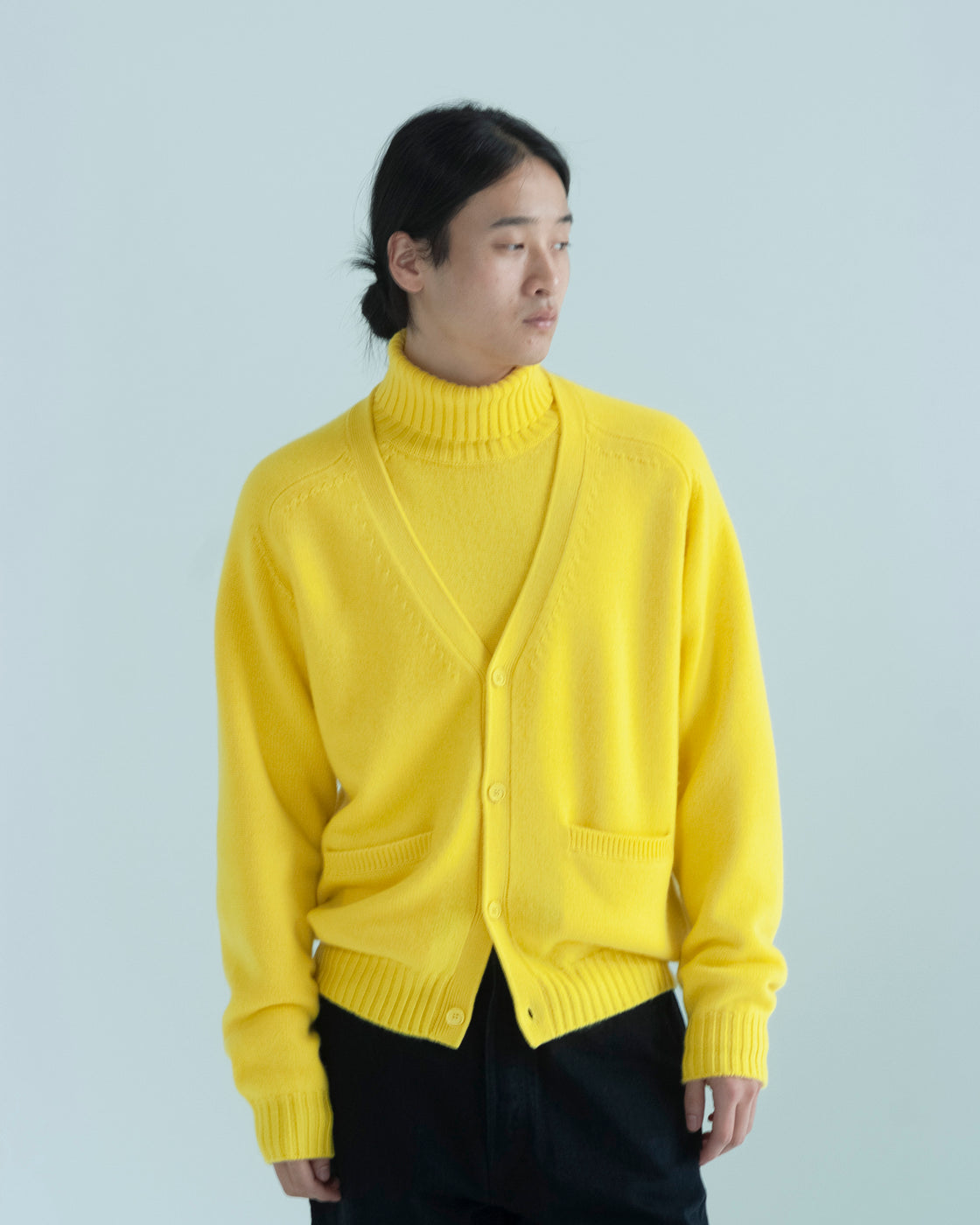 キャッシュベイビー カーディガン, L Yellow