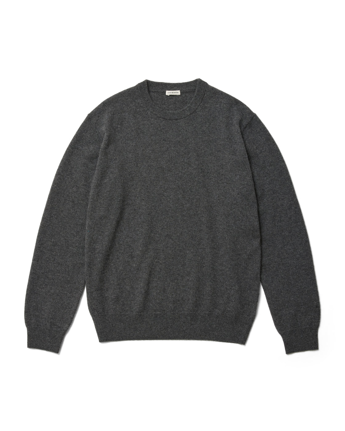 カシミヤセブンティーン クルーネック, Top Gray