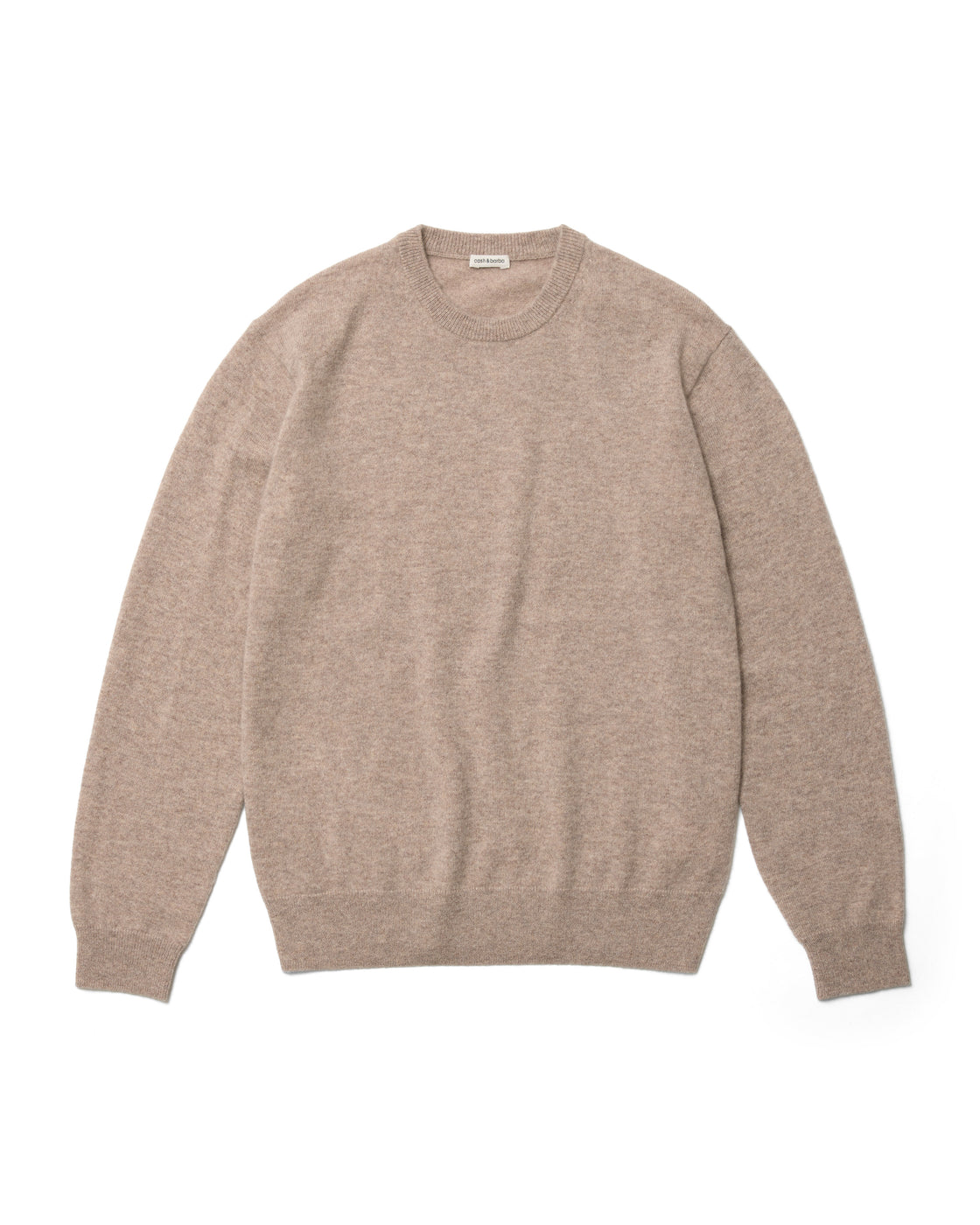 カシミヤセブンティーン クルーネック, Beige