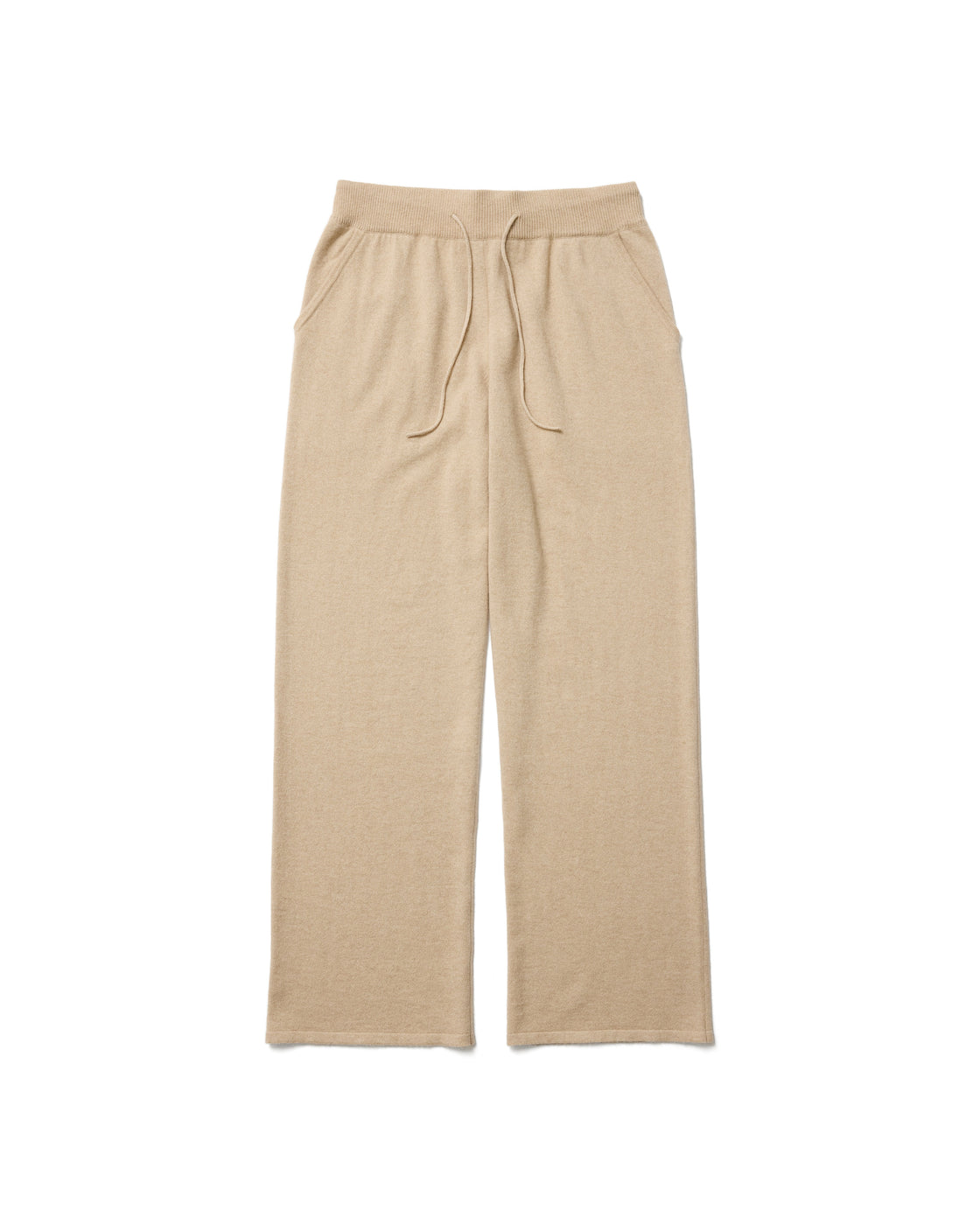 モンゴリアンカシミヤ ワイドパンツ, Natural Beige