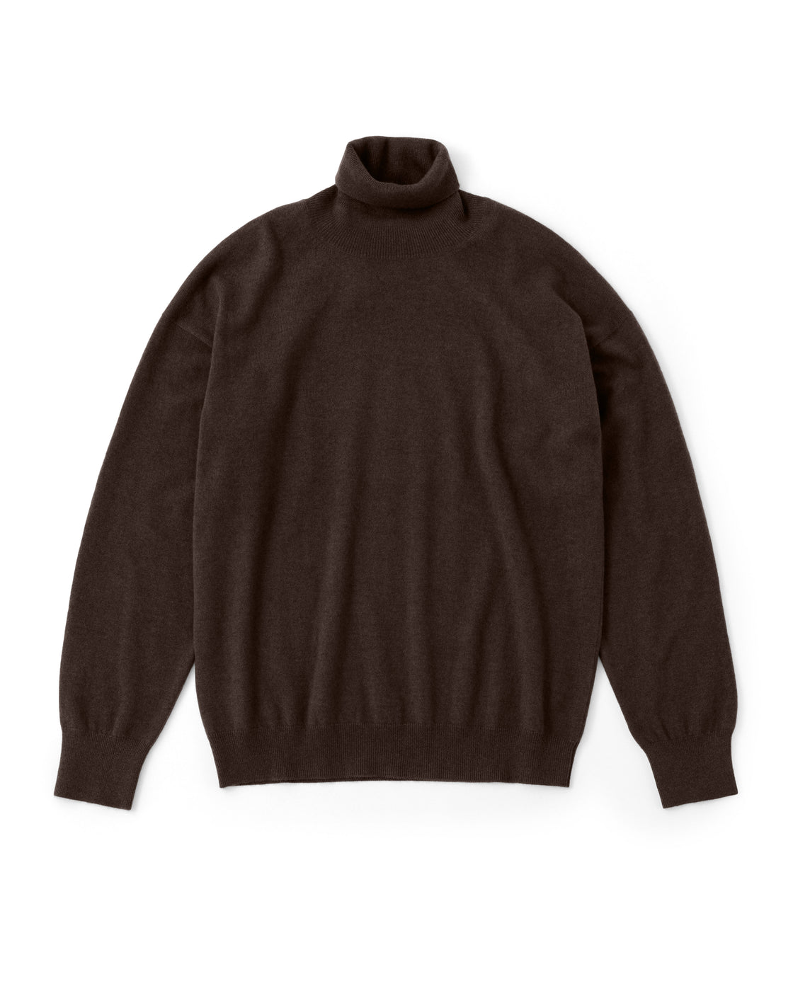 MONGOLIAN CASHMERE TURTLE-NECK, Brown