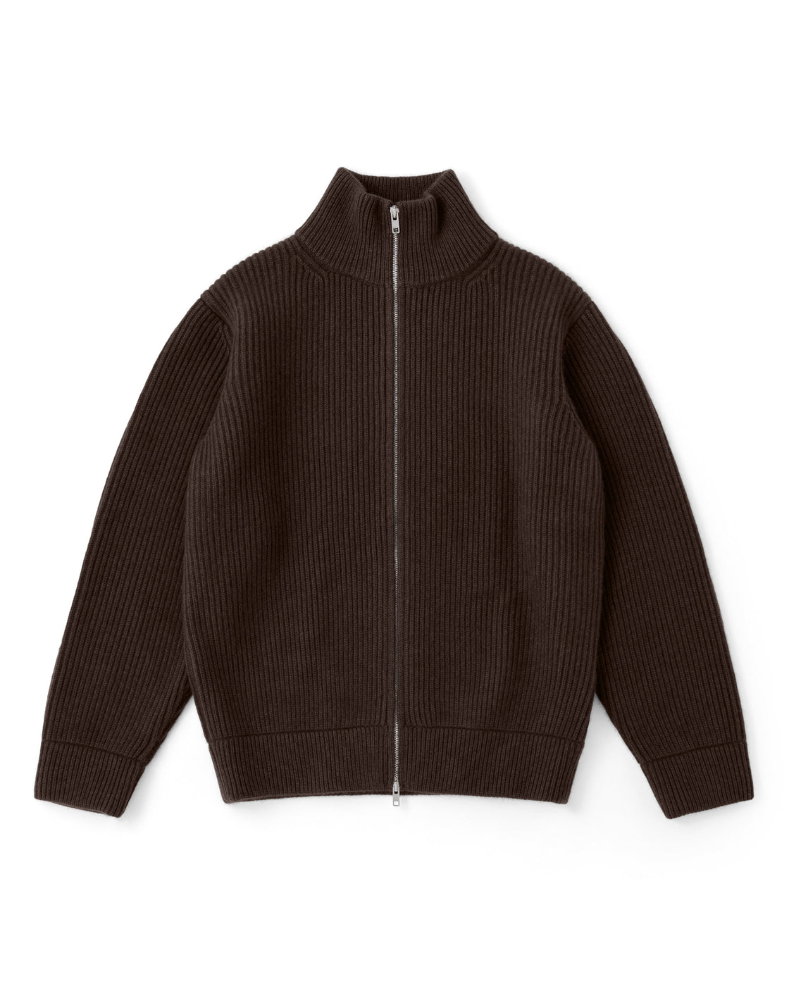 MONGOLIAN CASHMERE DRIVERS KNIT, Brown