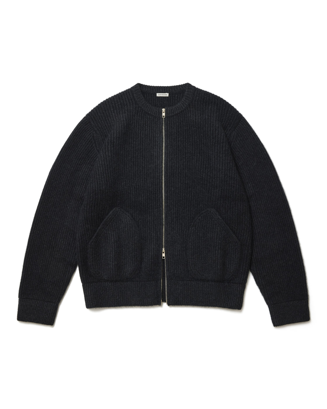 【cash & barba x Shinichi Mita】モンゴリアンカシミヤ ドライバーズクルー, Sumikuro