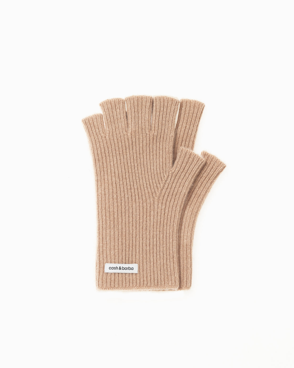 OPEN FINGER GLOVE, Camel